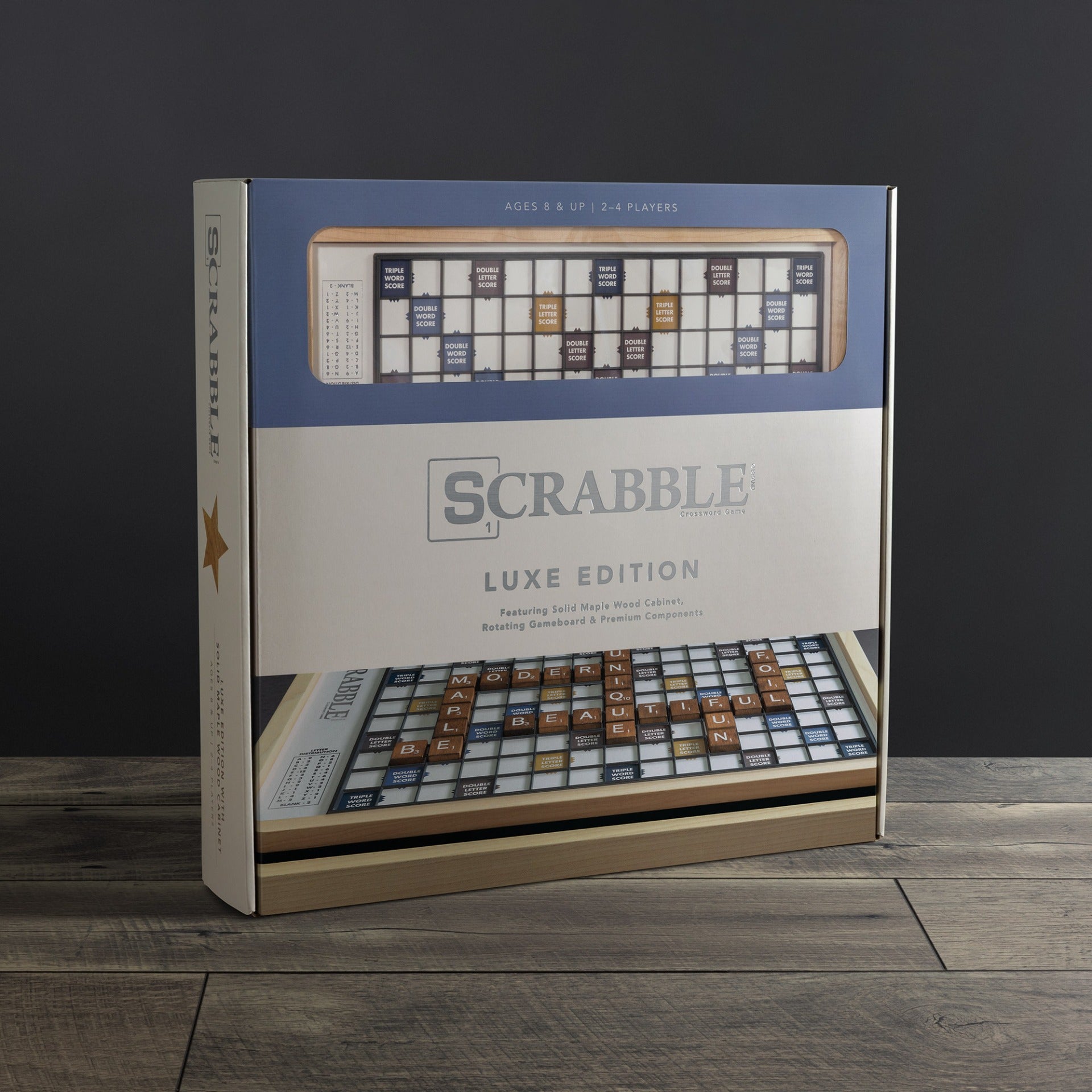 Scrabble Maple Luxe Edition – Packaging