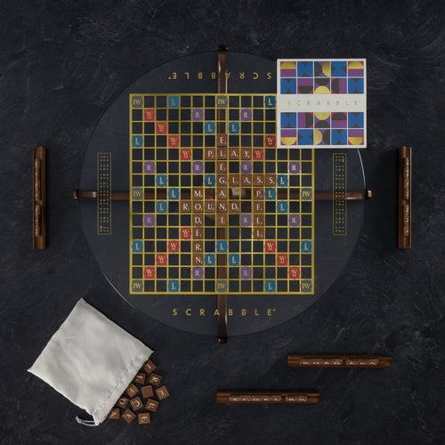 Scrabble Prisma Glass Edition – Top Down View