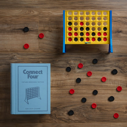 Connect Four Vintage Bookshelf Edition – Top Down View