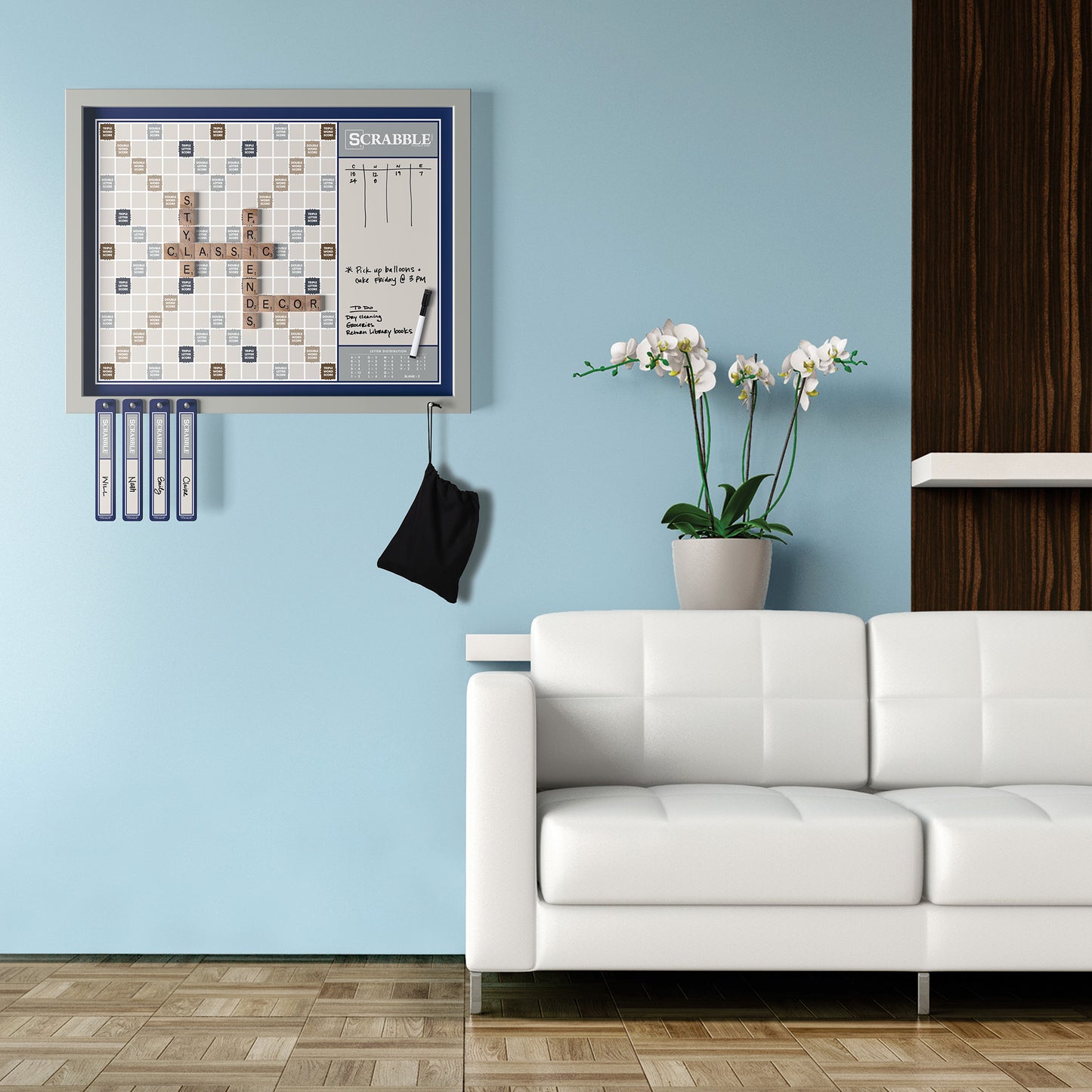 Scrabble Deluxe 2-in-1 Wall Edition