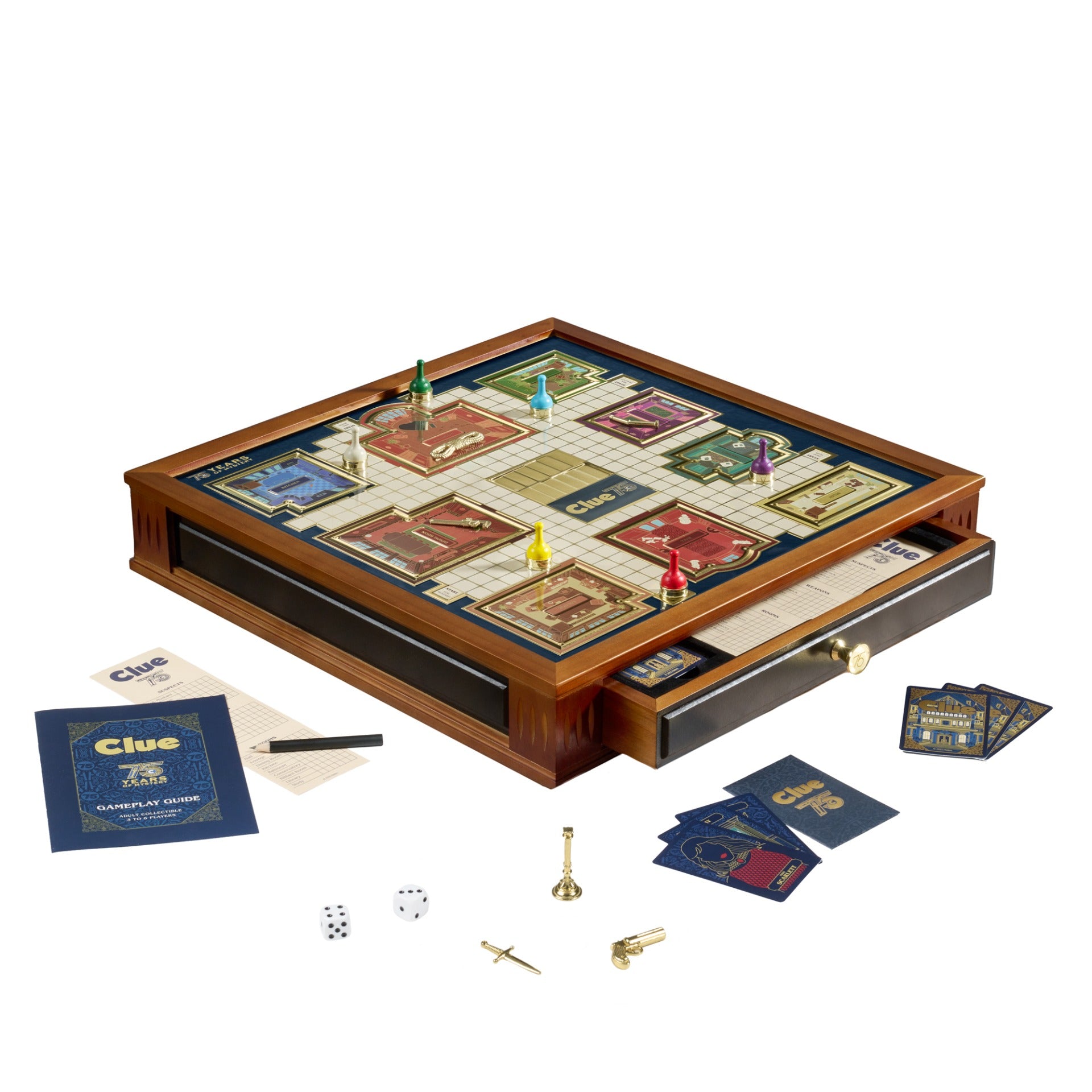 Clue 75th Anniversary Edition – Full Game on White Background