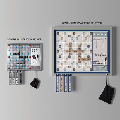 Scrabble Deluxe 2-in-1 Wall Edition – Size Comparison