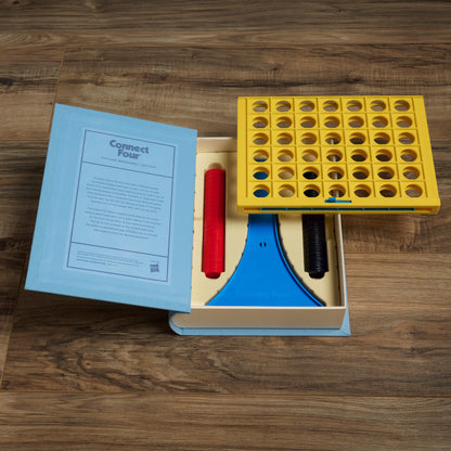 Connect Four Vintage Bookshelf Edition – Book Storage