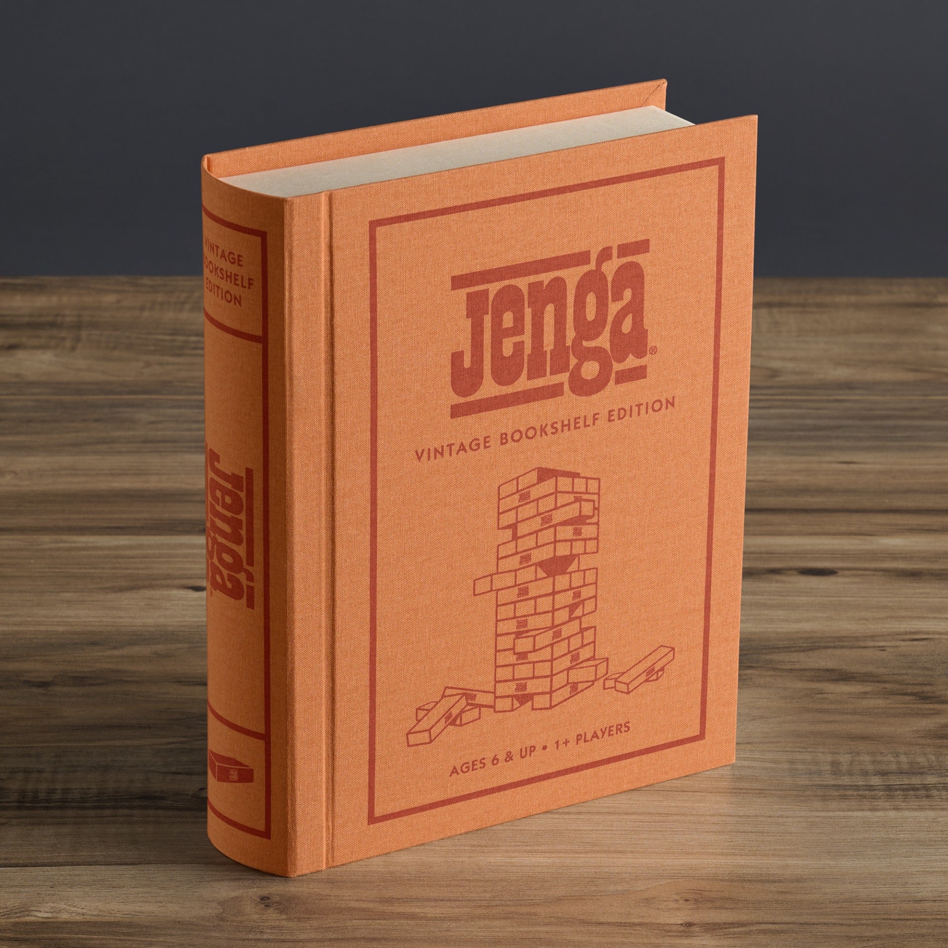 Jenga Vintage Bookshelf Edition – Book View