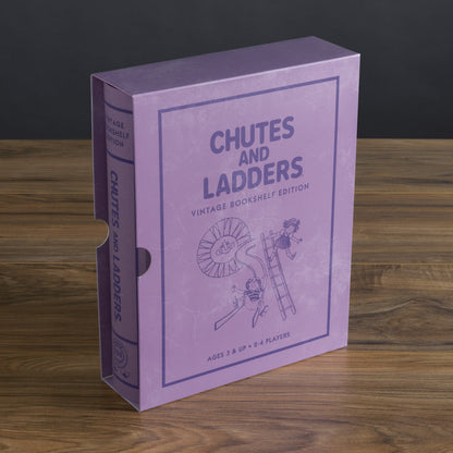 Chutes and Ladders Vintage Bookshelf Edition – Book Sleeve/Packaging