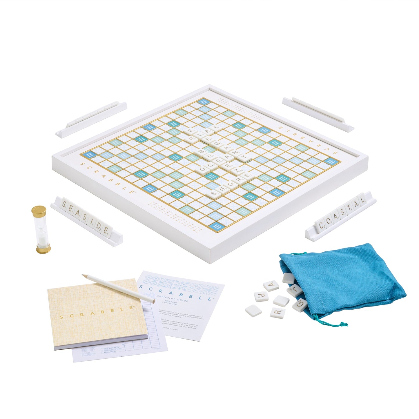 Scrabble Bianco Edition – Full Game on White Background