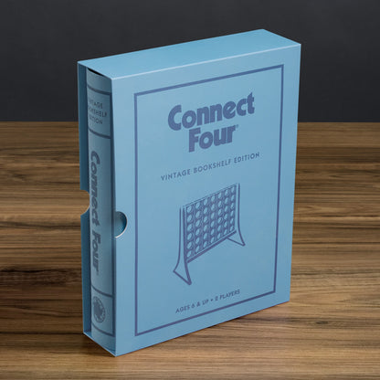 Connect Four Vintage Bookshelf Edition – Book Sleeve/Packaging