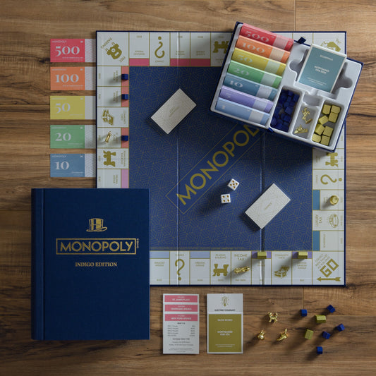 Monopoly Indigo Edition – Top Down View