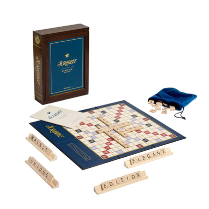 Scrabble Heritage Edition – Full Game on White Background