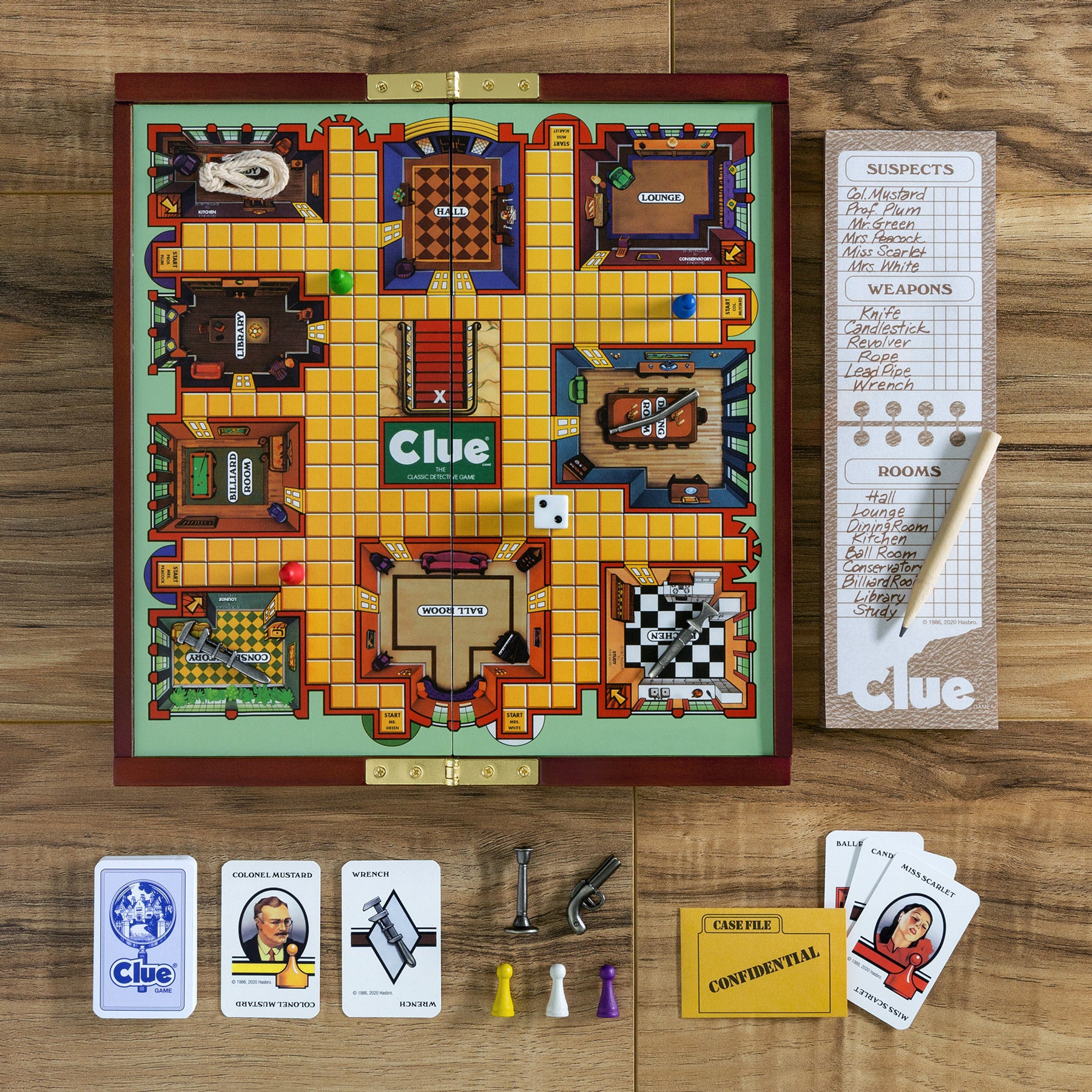 Selling Deluxe vintage monopoly and clue board game set