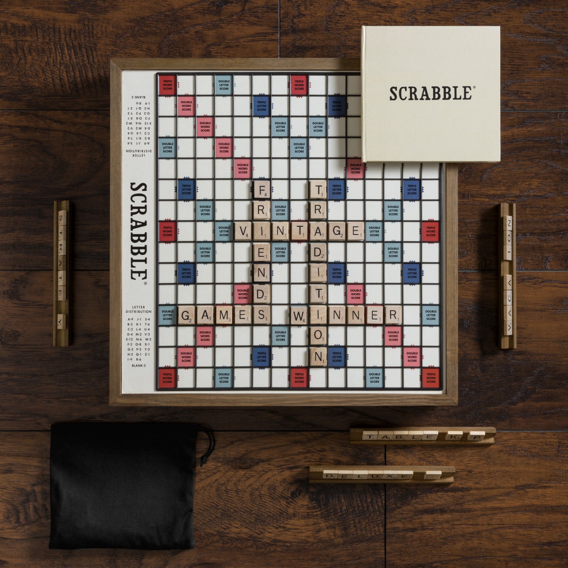 Scrabble hotsell Deluxe Vintage