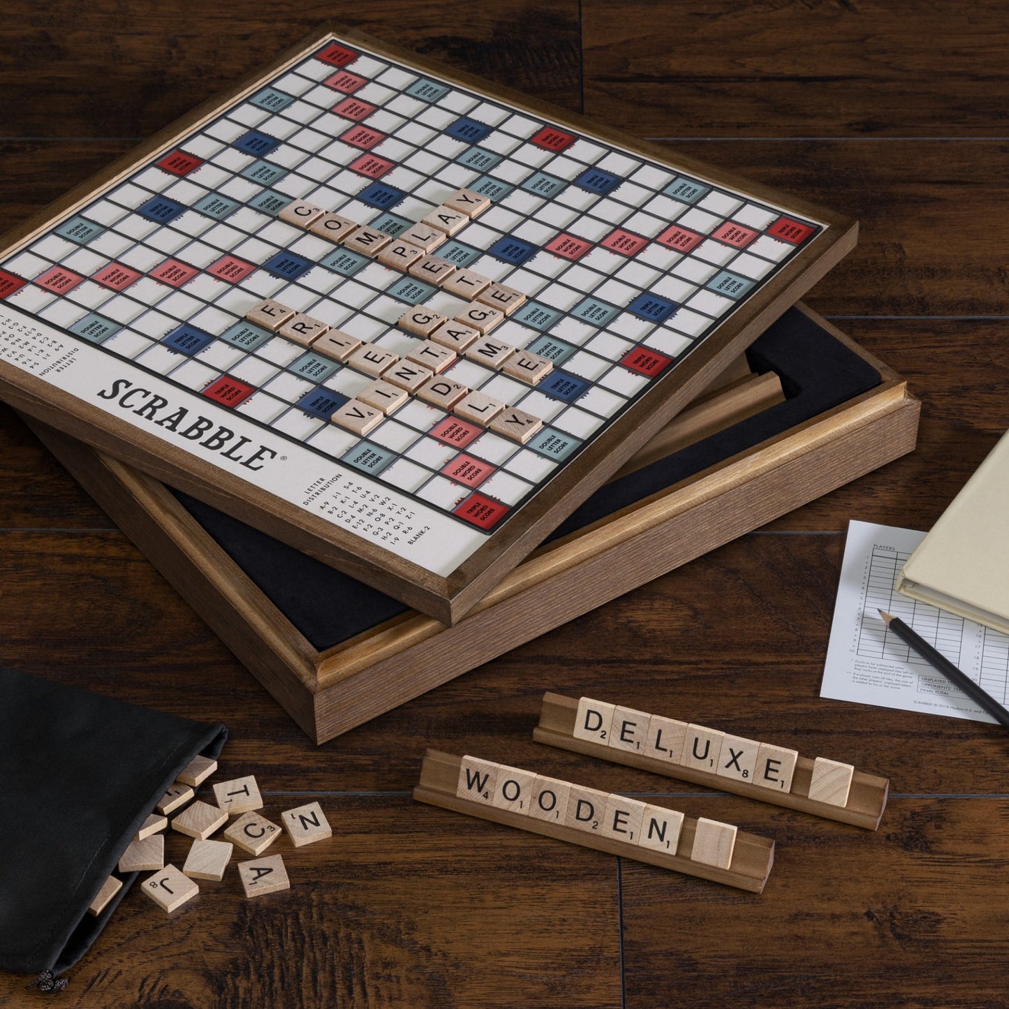 Scrabble Deluxe Vintage Edition