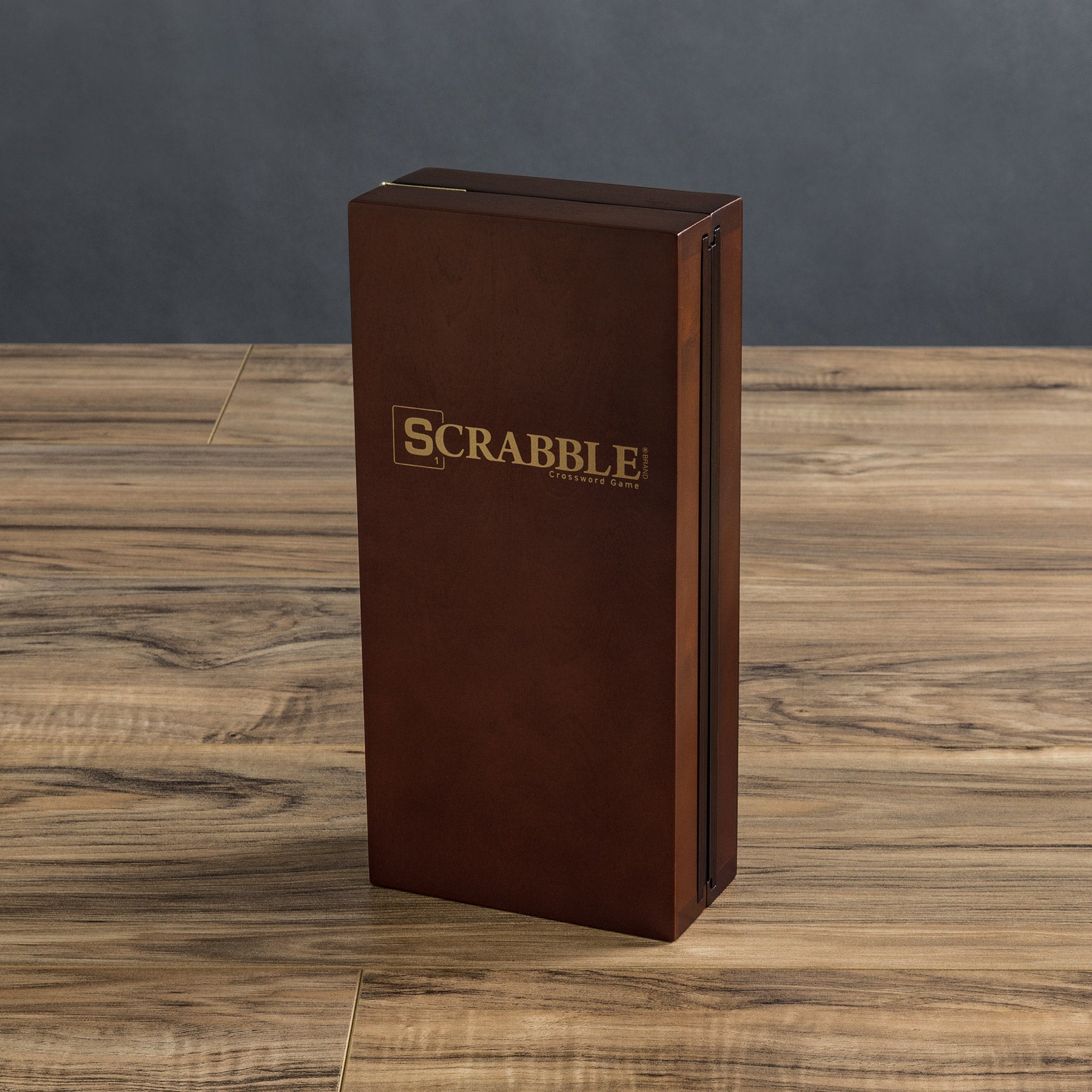 Scrabble Deluxe Travel Edition – Folding Game Board/Wood Travel Case