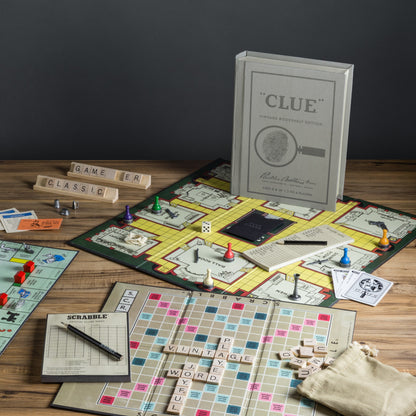 Vintage Bookshelf Collection – Clue