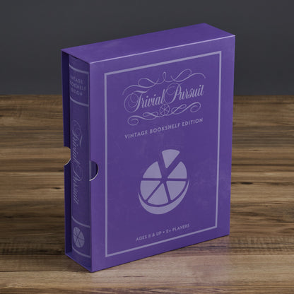 Trivial Pursuit Vintage Bookshelf Edition – Book Sleeve/Packaging