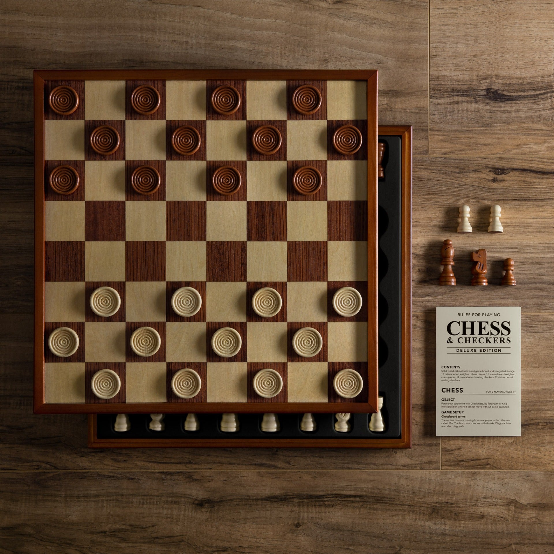 Chess & Checkers Deluxe Edition – Checkers – Top Down View