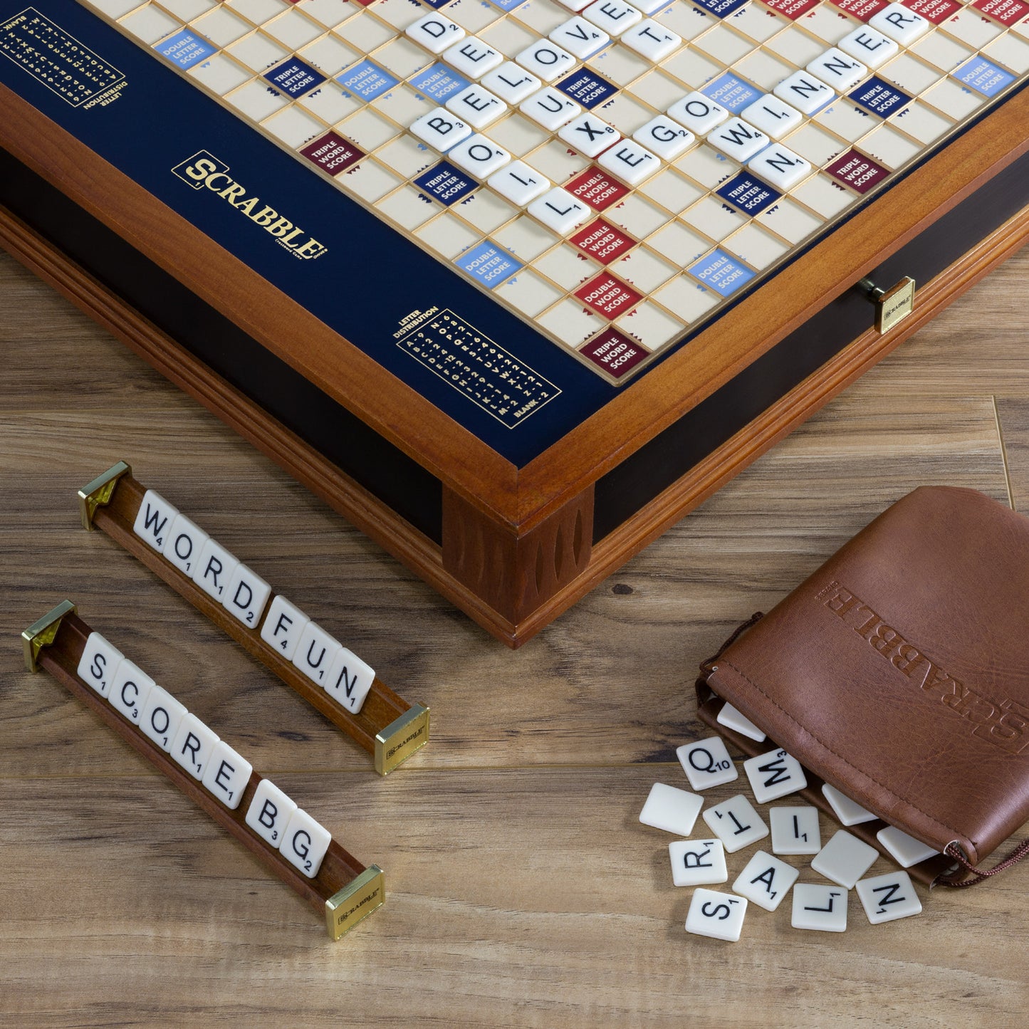 Scrabble Trophy Edition – Close Up View