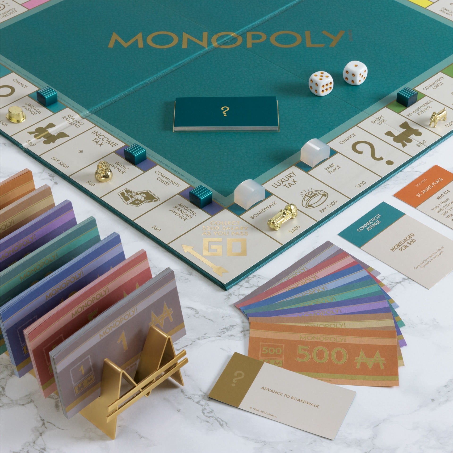 Monopoly Del Mar Shagreen Edition – Close Up View