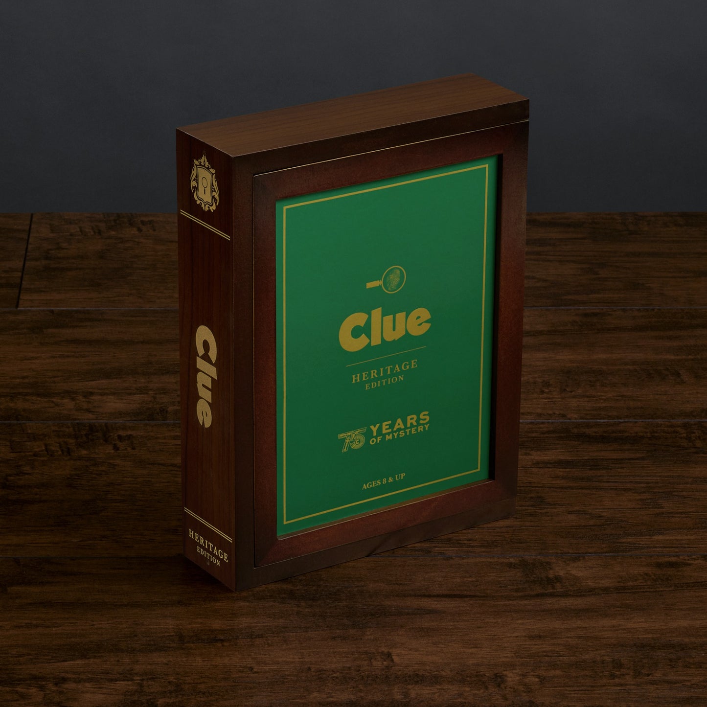 Clue Heritage Edition – Wood Book Front View