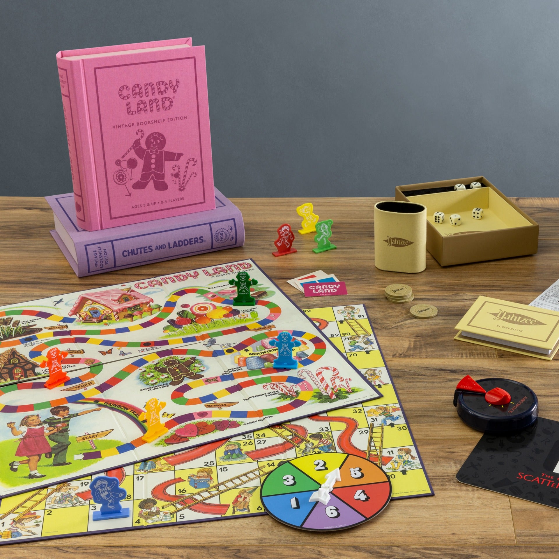 Vintage Bookshelf Collection – Candy Land, Chutes and Ladders