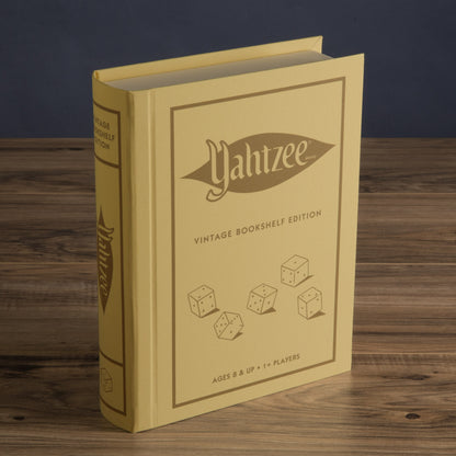 Yahtzee Vintage Bookshelf Edition – Book View