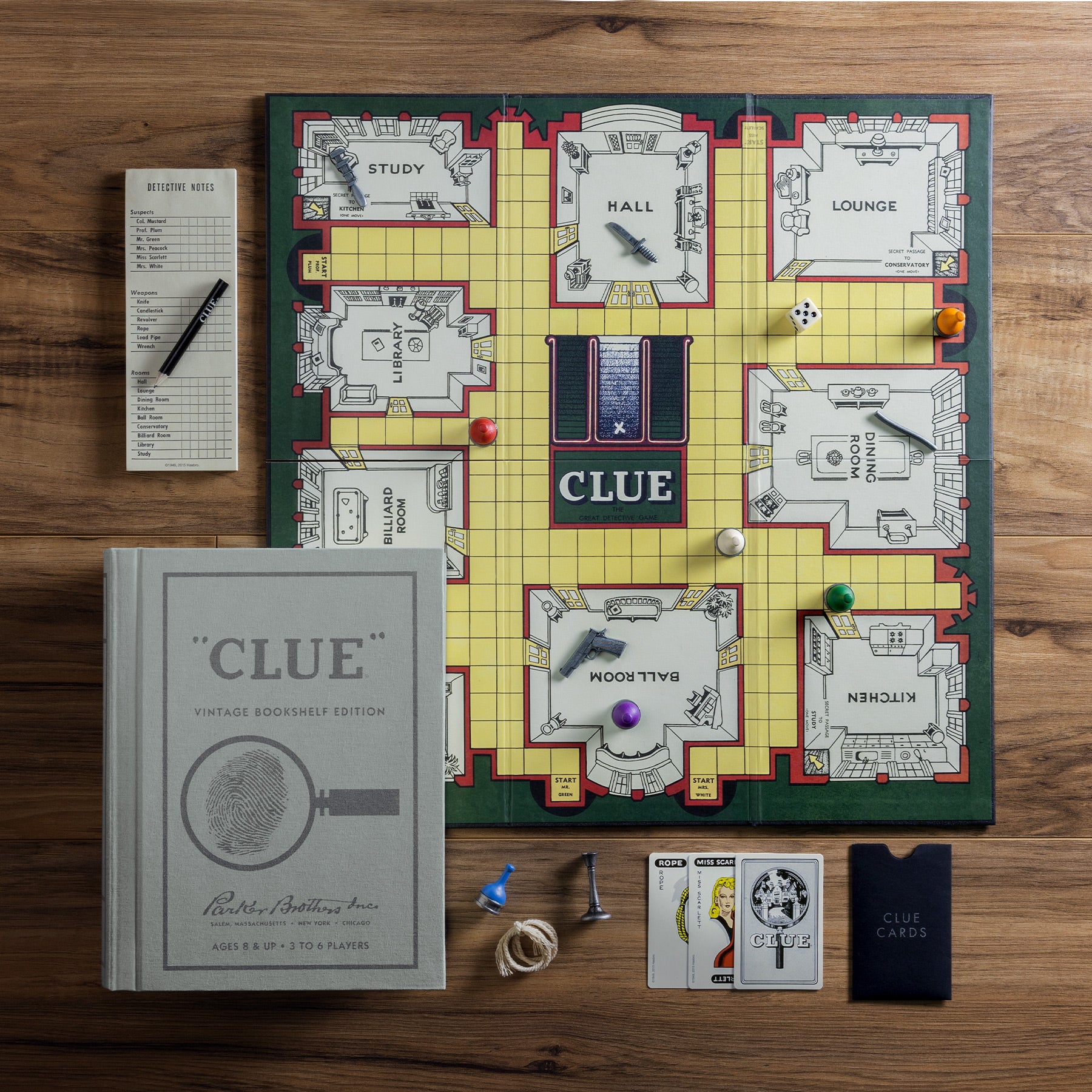 New Vintage Clue high quality Board Game