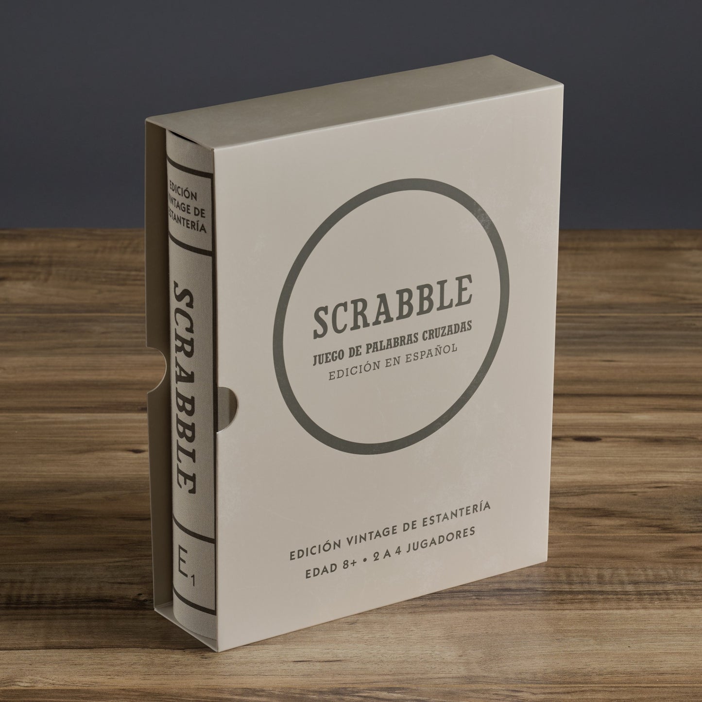 Spanish Scrabble Vintage Bookshelf Edition – Book Sleeve