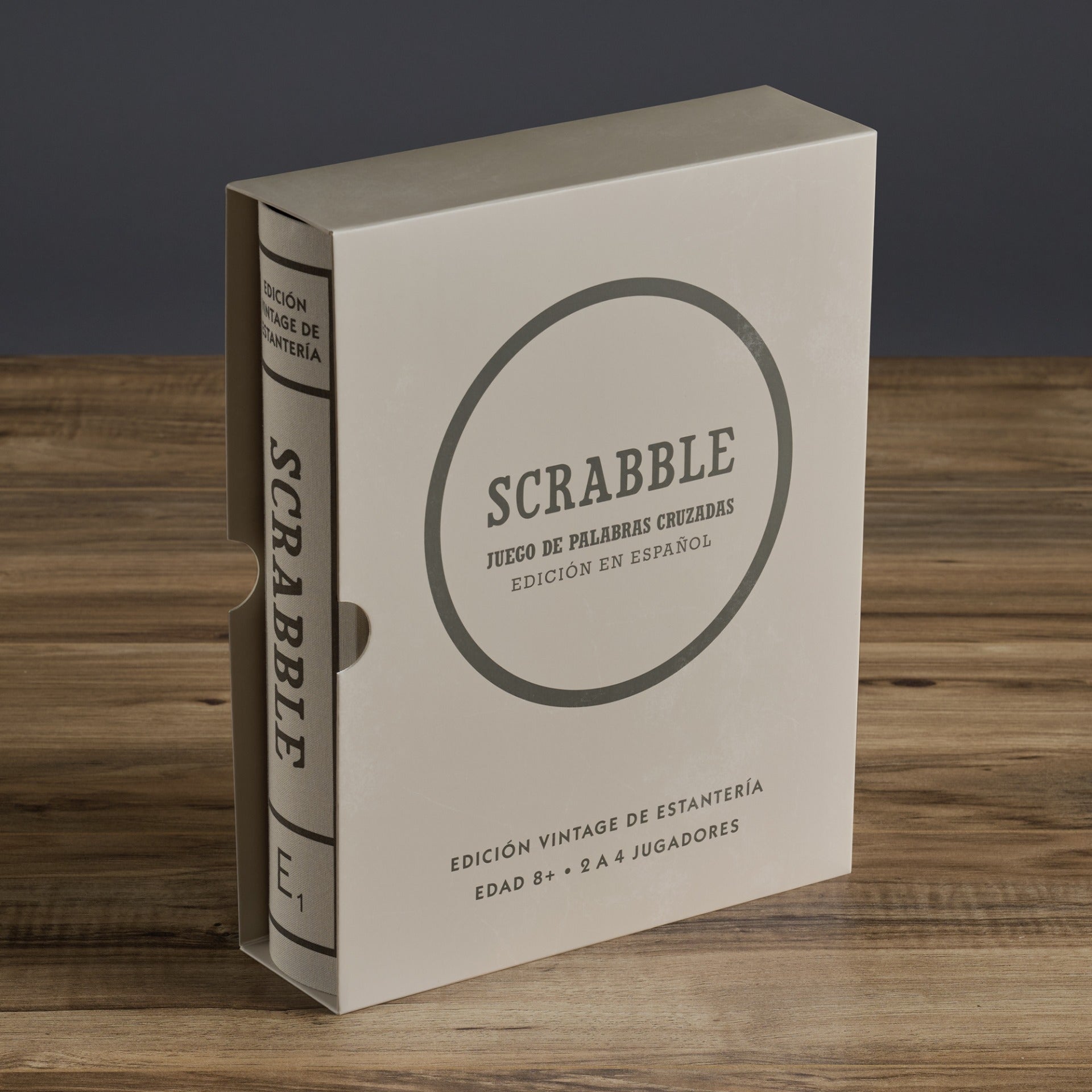 Spanish Scrabble Vintage Bookshelf Edition – Book Sleeve