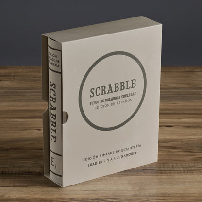 Spanish Scrabble Vintage Bookshelf Edition – Book Sleeve