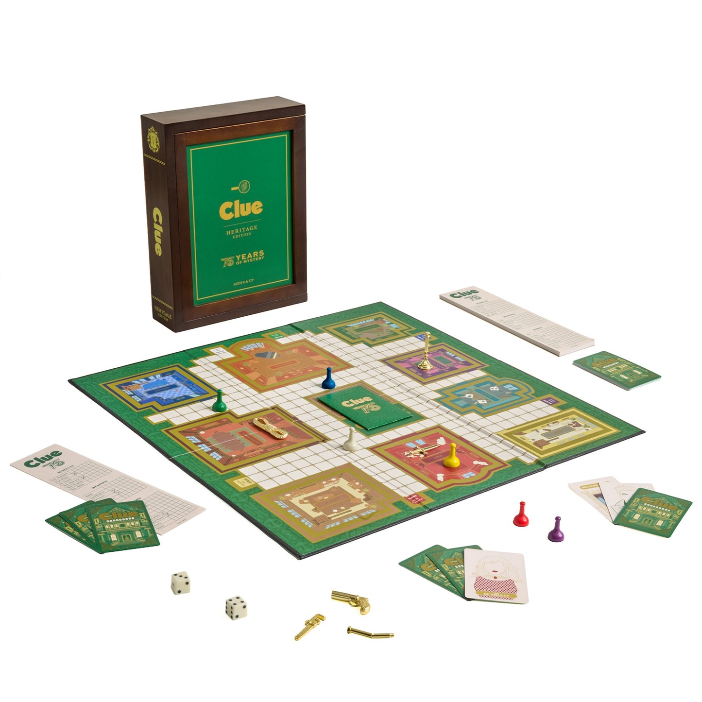 Clue Heritage Edition – Full Game on White Background