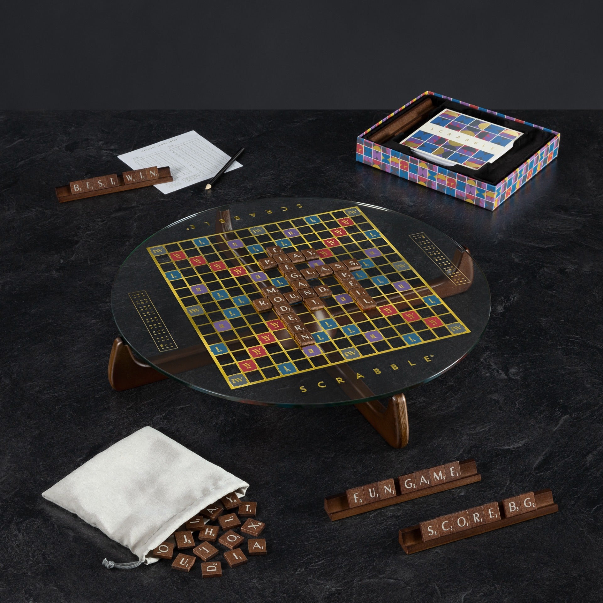 Scrabble Prisma Glass Edition