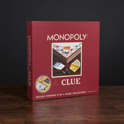 Monopoly & Clue 2-in-1 Deluxe Vintage Edition – Packaging