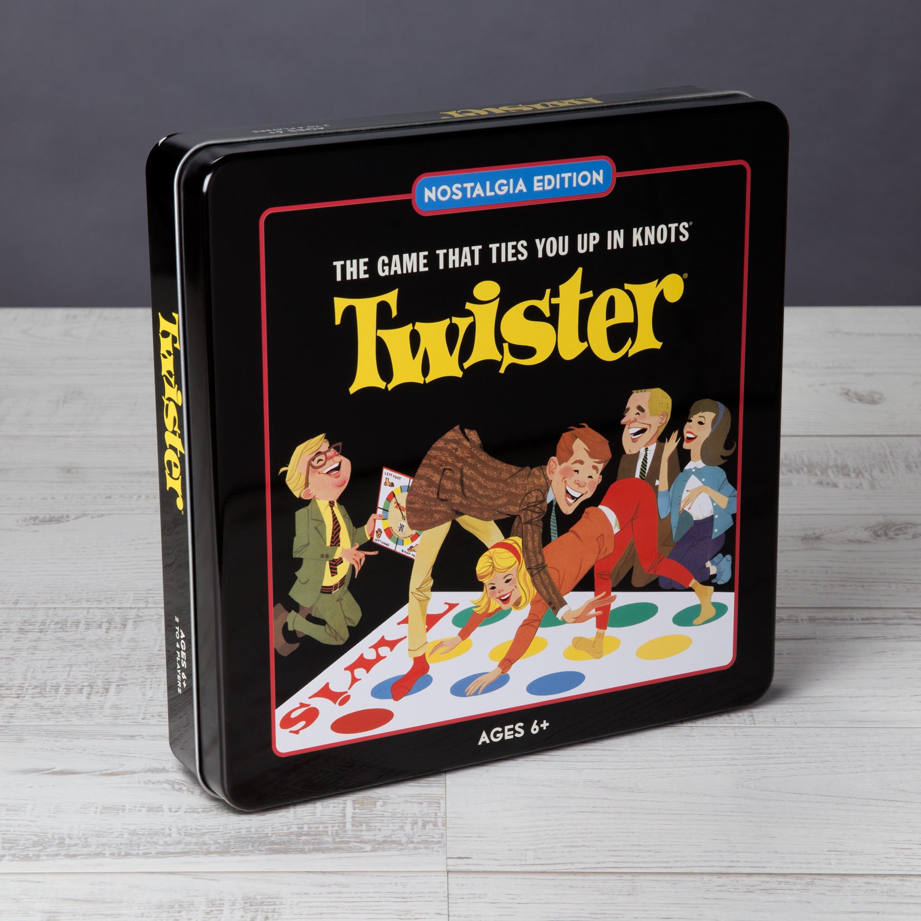 Twister Nostalgia Edition – Tin Packaging