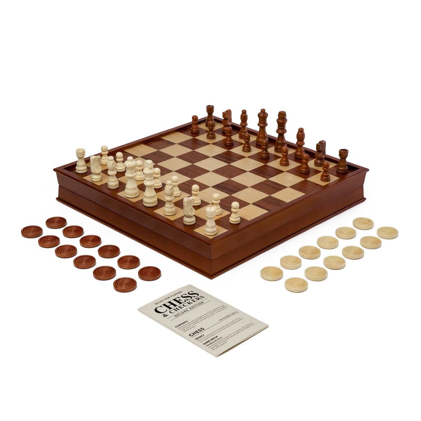 Chess & Checkers Deluxe Edition – Full Game on White Background